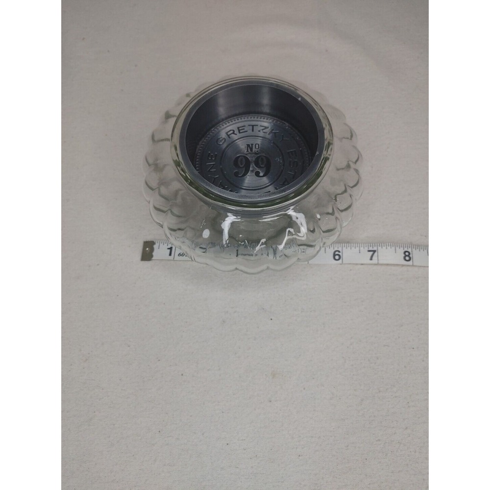Wayne Gretzky-Estates-No‎ 99 Glass Pewter Penny Holder Ashtray  Collectable A66 - Picture 12 of 13